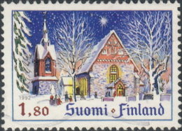 Finlande  1992. ~ YT 1161 à 1162 - Série 2 Noël - Usati