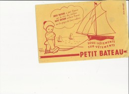 Buvard - B1385-  Sous Et Sur- Vêtements " PETIT BATEAU"-Envoi Gratuit Pour La France - Kleding & Textiel