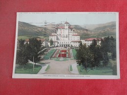 Colorado> Colorado Springs Broadmoor Hotel    Ref 1406 - Colorado Springs