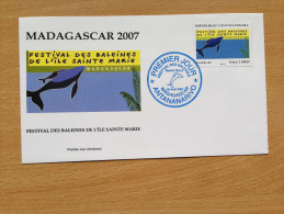 Madagascar Madagaskar 2007 Mi. 2649 FDC Enveloppe 1er Jour Festival Des Baleines Whales Wal Faune Fauna - Madagaskar (1960-...)