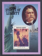 British Virgin Islands - 1986 Statue Of Liberty 1$ Block MNH__(TH-108) - British Virgin Islands