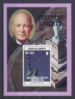 British Virgin Islands - 1986 Statue Of Liberty 1.5$ Block MNH__(TH-142) - Iles Vièrges Britanniques