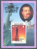 British Virgin Islands - 1986 Statue Of Liberty 1.75$ Block MNH__(TH-11928) - British Virgin Islands