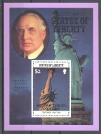 British Virgin Islands - 1986 Statue Of Liberty 2$ Block MNH__(TH-11927) - British Virgin Islands