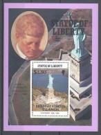 British Virgin Islands - 1986 Statue Of Liberty 2.5$ Block MNH__(TH-12194) - Britse Maagdeneilanden