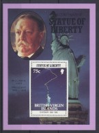 British Virgin Islands - 1986 Statue Of Liberty 75c Block MNH__(TH-3637) - Iles Vièrges Britanniques