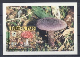 Burkina Faso - 1996 Mushrooms Block (1) MNH__(TH-4483) - Burkina Faso (1984-...)