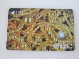 GPT Magnetic Phonecard,49BAHN Pearls 3,used - Bahrain