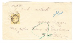 1881 Brief Von Constantinopel Nach Insel Metelin GR E.F. 1 Pia Duloz Mi#29 - Storia Postale