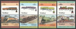 Tuvalu 1984 Mi 213-220 MNH TRAINS - Trains