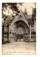 Cp , 23 , Mouthier D´Ahun , Portail De L´église , Vierge - Moutier D'Ahun