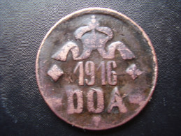 DOA  1916 EMERGENCY TABORA COINS 20 HELLER COPPER TYPE B - B . - Deutsch-Ostafrika