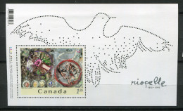 Canada ** -  Bloc 66 - Peintre Jean-Paul Riopelle  - Peinture - Hojas Bloque