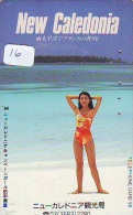 TELECARTE JAPON * NEW CALEDONIA  (16) TELEFONKARTE PHONECARD JAPAN * FEMME * SEXY LADY - Nouvelle-Calédonie