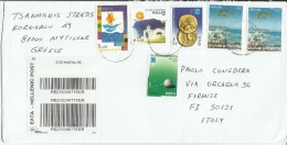 GREECE - GRECIA -  HELLAS 2014 REGISTERED LETTER LETTERA RACCOMANDATA SEE THE SCAN - Lettres & Documents