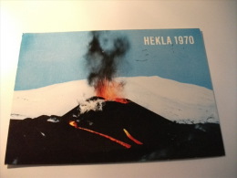 STORIA POSTALE FRANCOBOLLO COMMEMORATIVO Islanda Hekla 1970 - Islanda