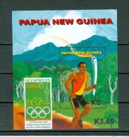 Papua-Neuguinea 2000 Mi. Block 19 Postfr. OLYMPHILEX Olympische Spiele Sydney Fackelläufer - Sommer 2000: Sydney