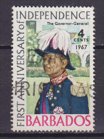 Barbados 1967 Mi. 266     4 C Independence Unabhängigkeit Generalgouverneur Winston Scott - Barbados (1966-...)