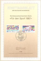 BERLIN - MI.NR. 777 - 78 - ETB 3/1987 - 1e Dag FDC (vellen)