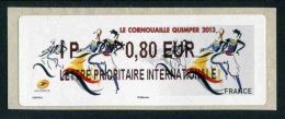 Timbre** De Distributeur De 2013 "IP 0,80 € - LETTRE PRIORITAIRE INT - Le Cornouaille Quimper 2013" - 2010-... Illustrated Franking Labels