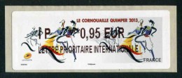 Timbre** De Distributeur De 2013 "IP 0,95 € - LETTRE PRIORITAIRE INT - Le Cornouaille Quimper 2013" - 2010-... Viñetas De Franqueo Illustradas