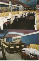 Manhattan (Murray Hill) New York City, Steak Row Restaurant Interior View, C1950s Vintage Postcard - Manhattan