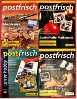 4 X Postfrisch Philatelie-Journal  ,  Von 1998 / 2003 / 2008  ,  Mit Neuausgaben , Historie , Interview - Deutsch (ab 1941)