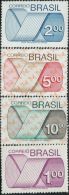 BX0719 Brazil 1972 Poor Ticket 4v MNH - Neufs