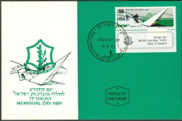 Israel MC - 1985, Michel/Philex No. : 994 - MNH - *** - Maximum Card - Tarjetas – Máxima