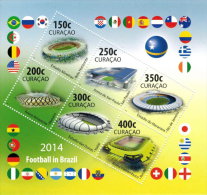 CURACAO 2014 ** S/S Fußball WM Brasilien FIFA 20th World Cup Brazil A1429 - 2014 – Brazilië
