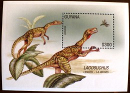 GUYANA Prehistoire. Animaux Prehistoriques (yvert BF 235) ** MNH, Sans Charniere. - Prehistorics