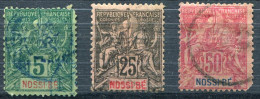 NOSSI BE - N° 30 + 34 & 37 - TOUS OBL. - B/TB - Used Stamps