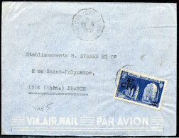 REUNION - N° 302 / LETTRE AVION OBL. CONVOYEUR / REUNION N° 1 LE 26/9/1951, POUR LA FRANCE - TB - Cartas & Documentos