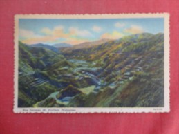 > Philippines Rice Terraces  Mt Province- Back Side Age Staining   Ref 1408 - Filippine