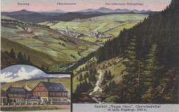 Litho AK Oberwiesenthal Erzgebirge Gasthof Neues Haus Bei Gottesgab Bozi Dar Weipert Annaberg Bärenstein Cranzahl Sehma - Oberwiesenthal