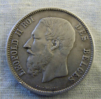 LEOPOLD II * 5 Frank 1873 * FRANCS 1873 PROTEGE - 5 Frank