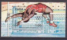 B0974 - CUBA BF  Yv N°118 ** ATHLETISME - Hojas Y Bloques