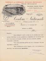 SV GE GENEVE 1917-10-17 Delacroixriche & Cie Fabrique De Cordages Ficelles Corderie Nationale - Suisse