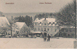 AK Lauenstein Markt Gasthof Teplitz Laden Winter Bei Altenberg Geising Bärenstein Liebenau Fürstenwalde Löwenhain - Lauenstein