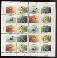 Canada **   N° 1809 à 1812 - Oiseaux  - Feuillet - Blocs-feuillets