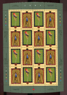 Canada **   N° 1876 - 1877 - Championnat Du Monde D' Athlétisme  - Feuillet  -  16 Timbres - Hojas Bloque