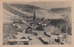 AK Geising Bahnhof Eisenbahn Zug Bei Altenberg Lauenstein Bärenstein Glashütte Löwenhain Fürstenau Zinnwald Johnsbach - Geising