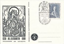 C10075 - Austria (1981) 1150 Wien (1): 750. Todestag Der Hl. Elisabeth (1231-1981), (scouting) - Briefe U. Dokumente