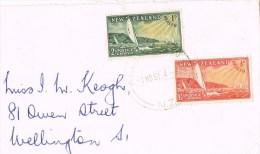 9701. Carta WELLINGTON (New Zealand) 1951. Health Stamps - Lettres & Documents