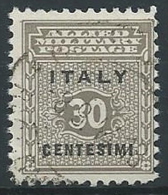 1943 OCCUPAZIONE ANGLO AMERICANA SICILIA USATO 30 CENT - ED591-5 - Occ. Anglo-américaine: Sicile