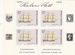 Argentina Nº 1185 Al 1188 En Hojas De Cuatro Series - Unused Stamps