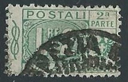 1914-22 REGNO USATO PACCHI POSTALI 2 LIRE SEZIONE - ED595 - Pacchi Postali