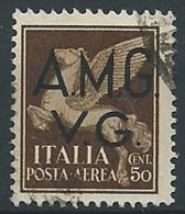 1945-47 TRIESTE AMG VG USATO POSTA AEREA 50 CENT - ED596-2 - Used