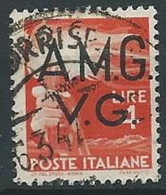 1945-47 TRIESTE AMG VG USATO DEMOCRATICA 4 LIRE - ED596-3 - Gebraucht