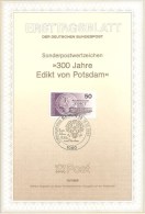 BERLIN - MI.NR. 743 - ETB 10/1985 - 1e Dag FDC (vellen)